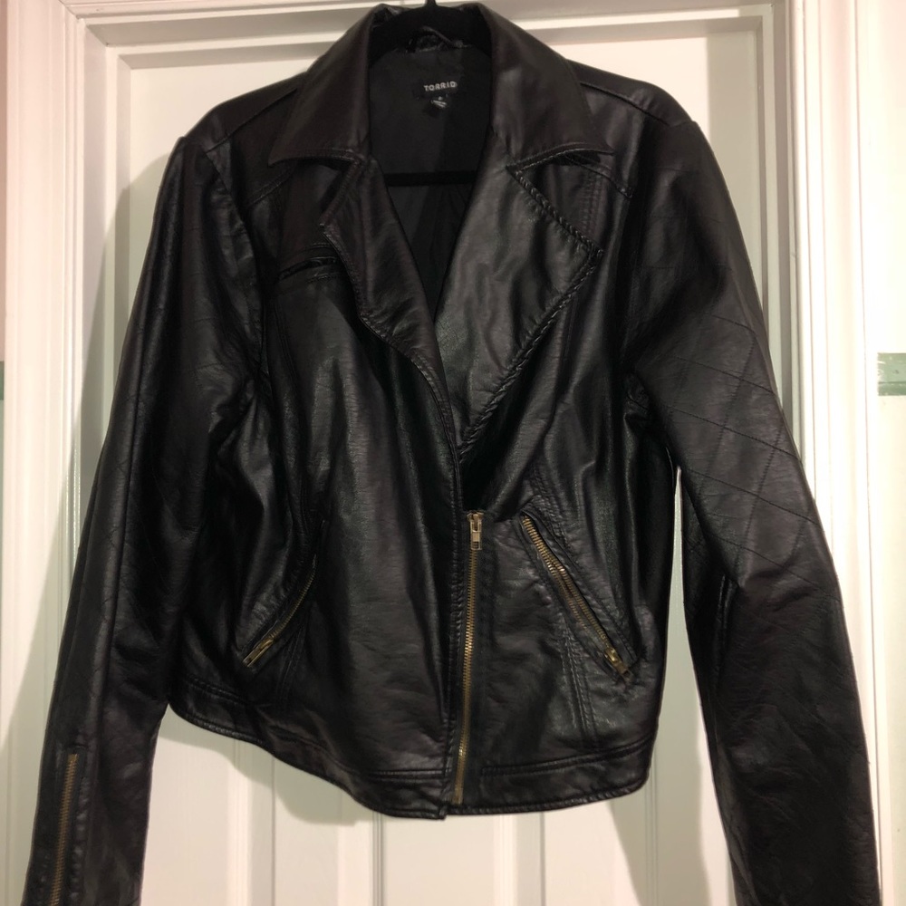 Torrid Leather Jacket Size 2